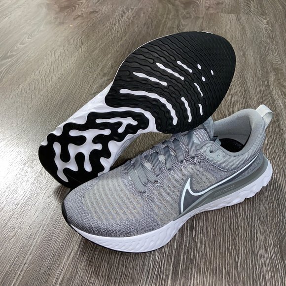 Nike React Infinity Run FK 2 Men Running Shoes Size 7.5 Particle Grey CT2357-001